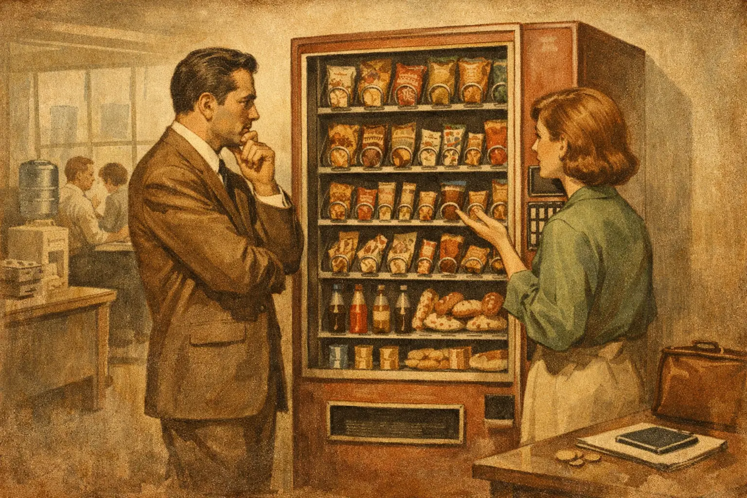 Snackautomat für Firma kostenlos - lohnt sich das?